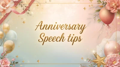 anniversary speech tips