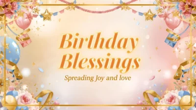 birthday blessings spreading joy and love