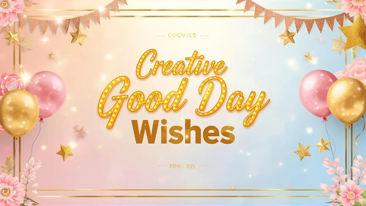 Creative Good Day Wishes for Kids