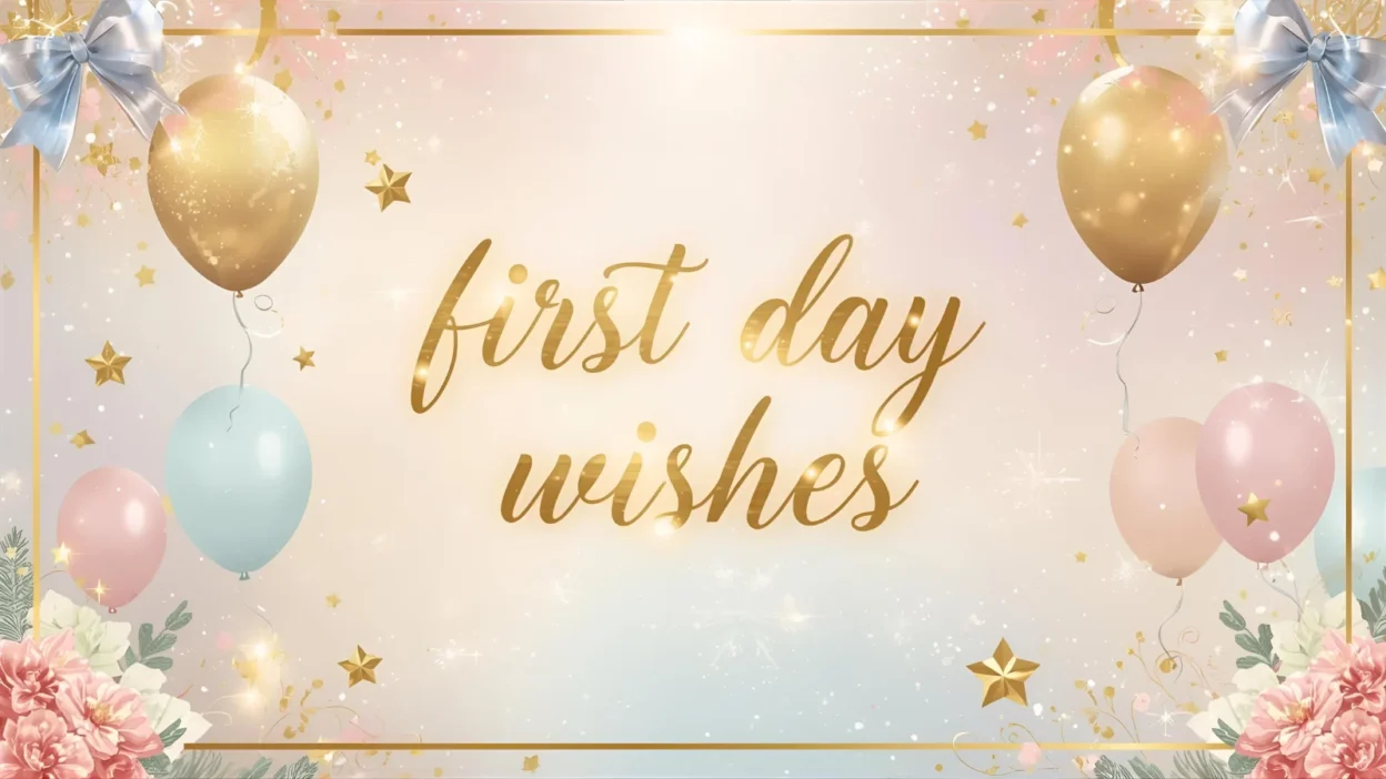 first day wishes