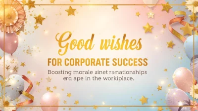 good wishes for corporate success boosting morale and relationships in the workplace