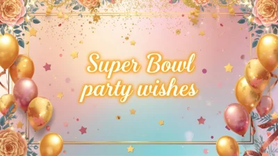 super bowl party wishes