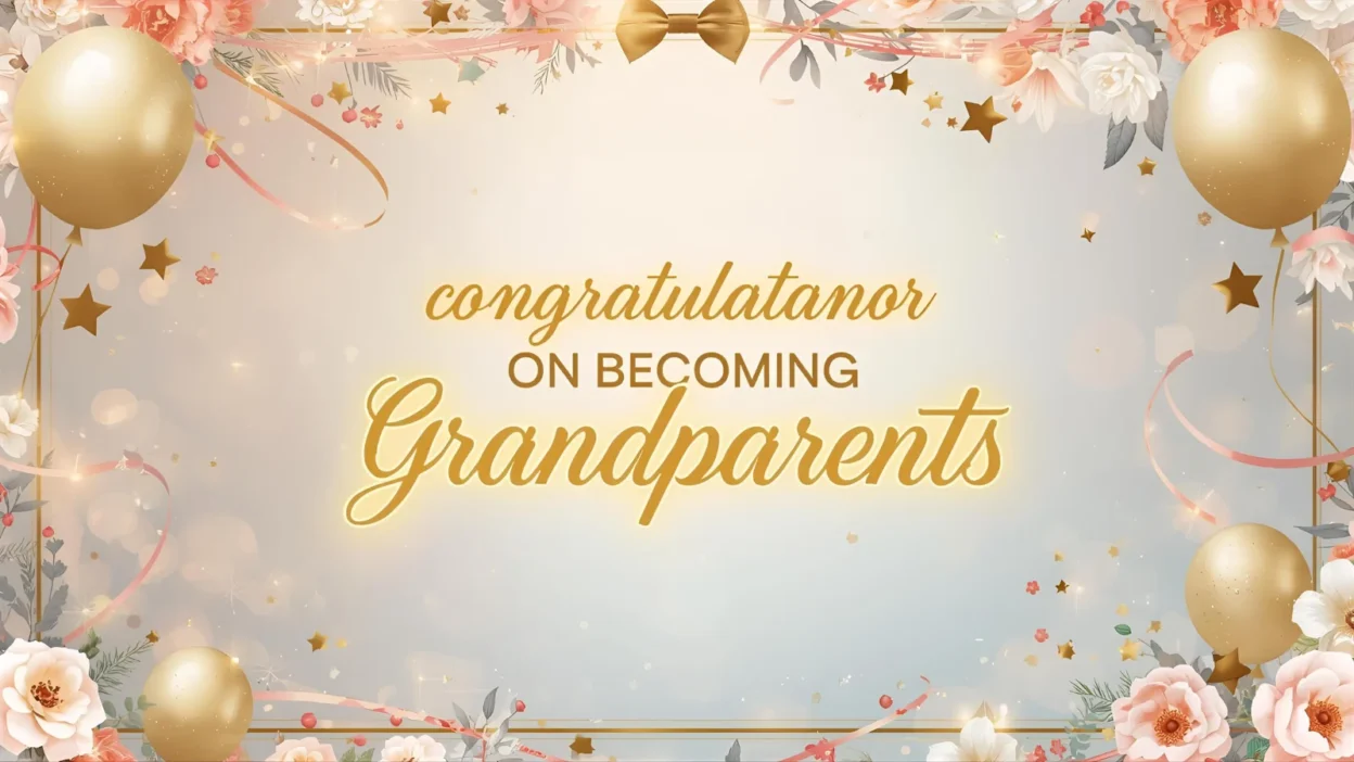 congratulations on becoming grandparents