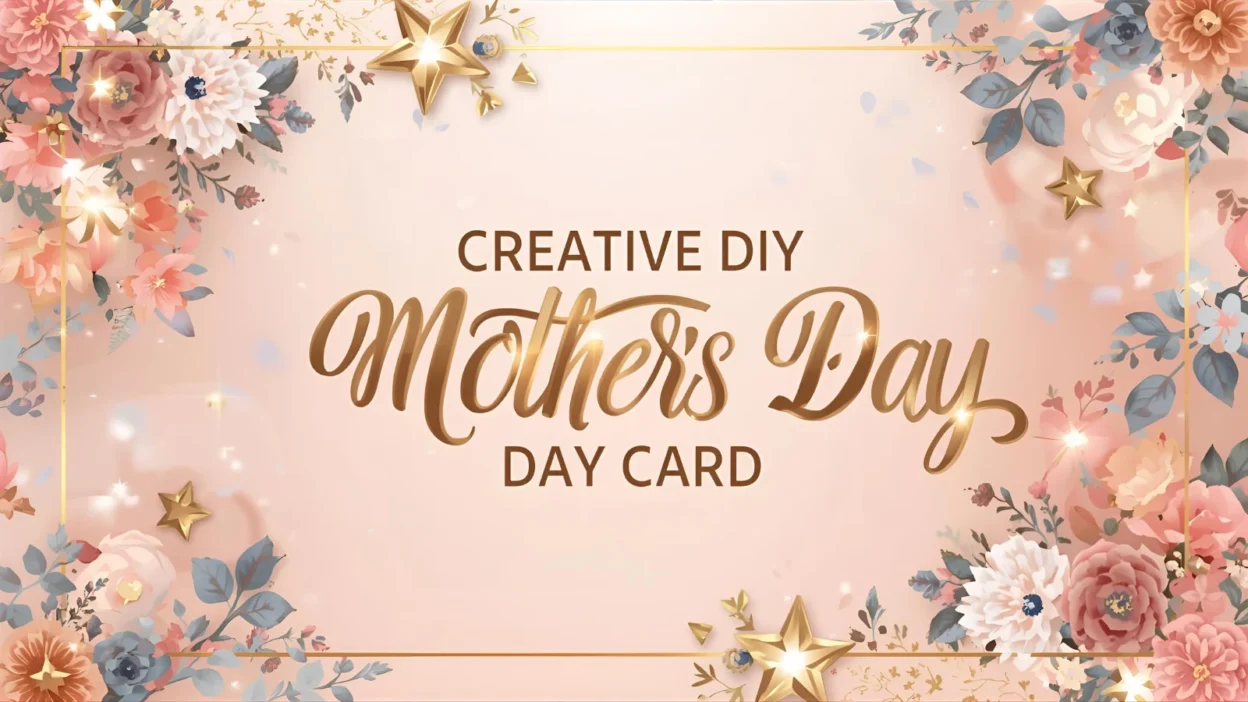 creative diy mothers day card