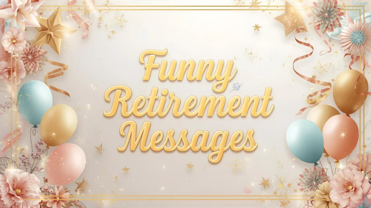 funny retirement messages