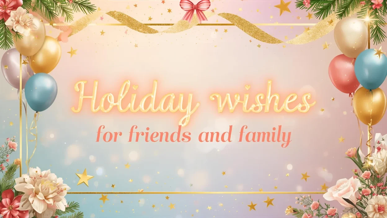 holiday wishes for friends and family