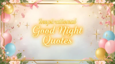 inspirational good night quotes