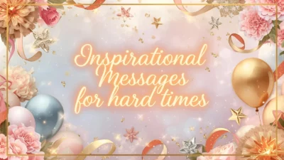 inspirational messages for hard times