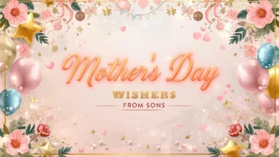 mothers day wishes from sons