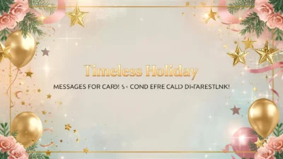 timeless holiday messages for cards and social media