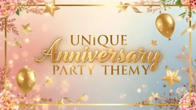 unique anniversary party themes diy decor hacks