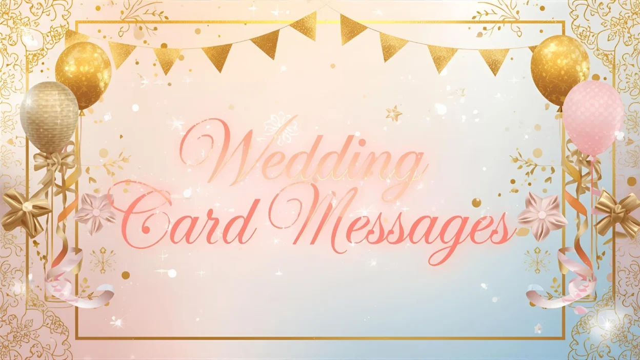 wedding card messages