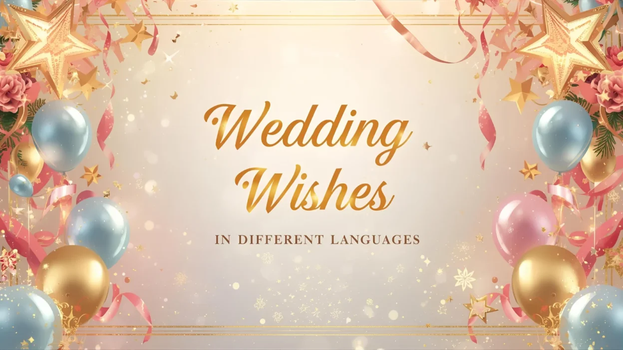 wedding wishes in different languages