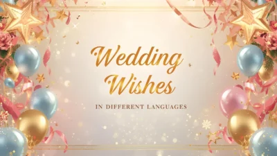wedding wishes in different languages