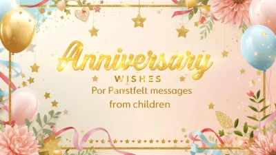 anniversary wishes for parents heartfelt messages from children