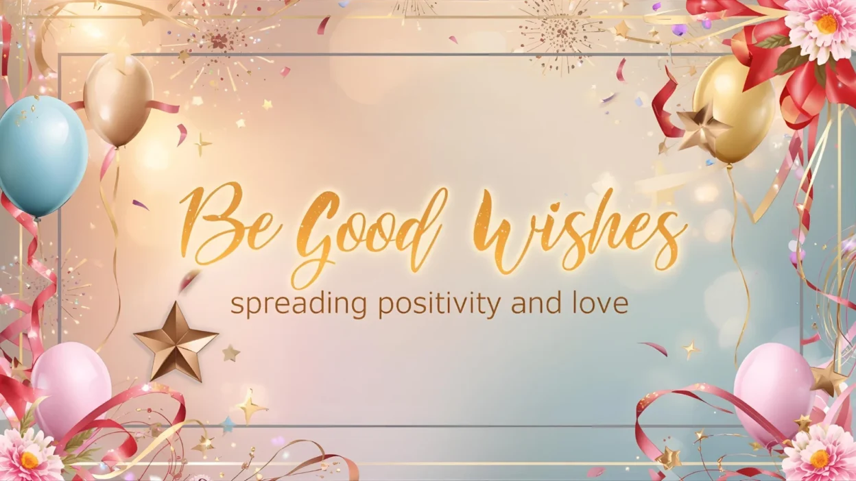 be good wishes spreading positivity and love