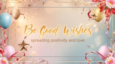 be good wishes spreading positivity and love