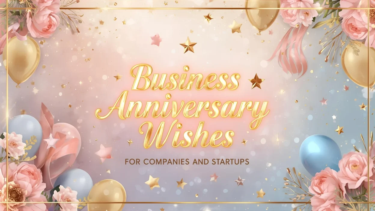 business anniversary wishes for companies and startups