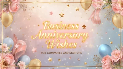 business anniversary wishes for companies and startups