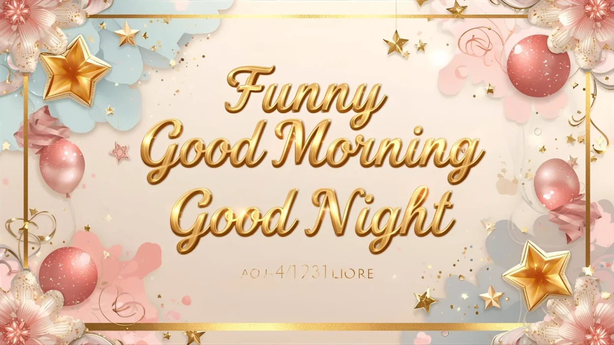 funny good morning good night messages for social media