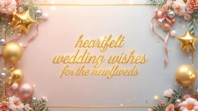 heartfelt wedding wishes for the newlyweds