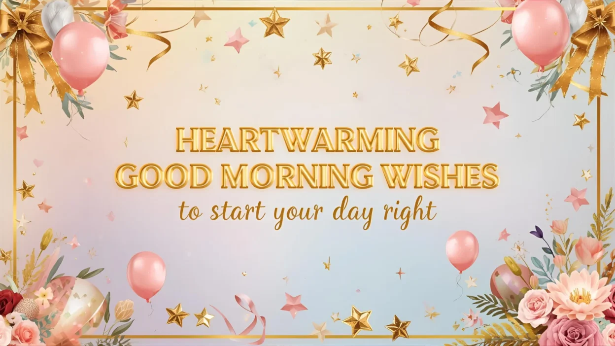 heartwarming good morning wishes to start your day right