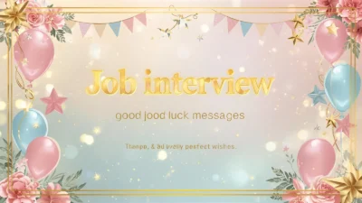 job interview good luck messages and success wishes
