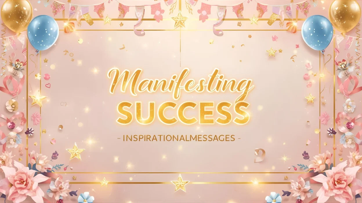 manifesting success inspirational messages