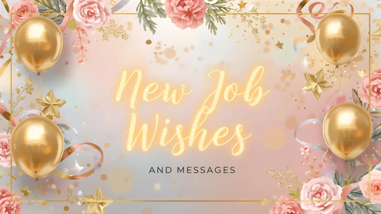 new job wishes and messages