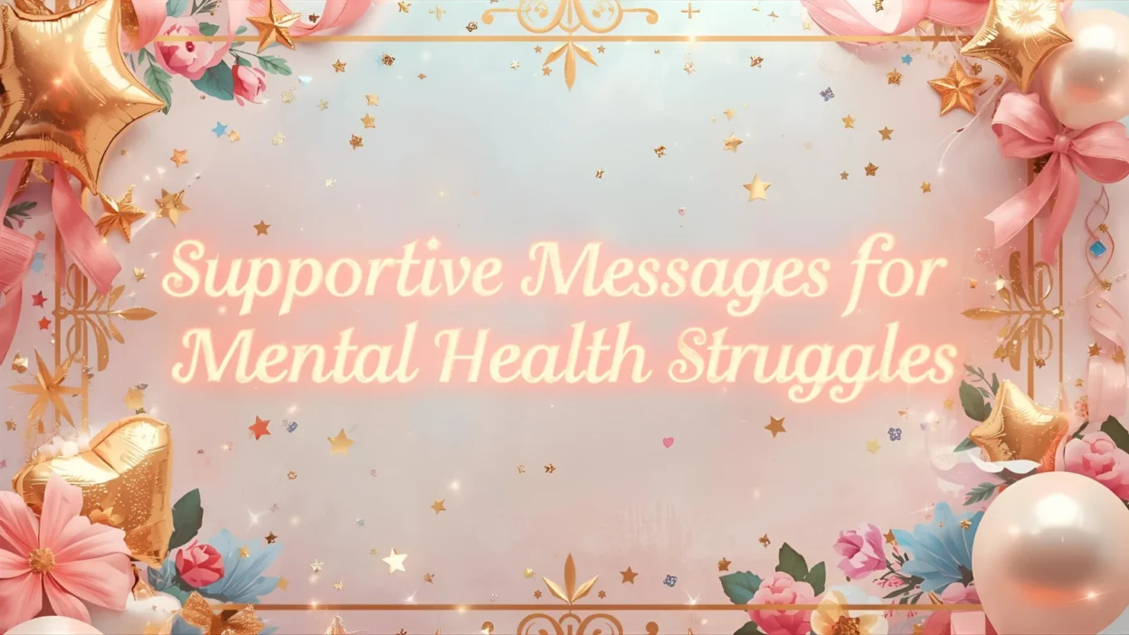 supportive messages for mental health struggles