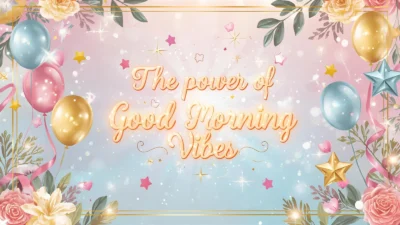 the power of good morning vibes