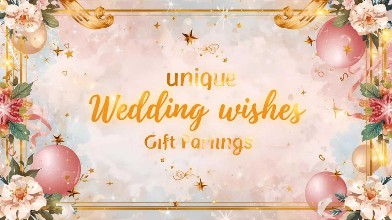 unique wedding wishes gift pairings