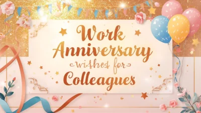 work anniversary wishes for colleagues